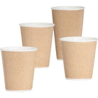 Genuine Joe - Gobelets ondulés, 10 oz, paquet de 25-Bonnet à trois épaisseurs, pas besoin de manches