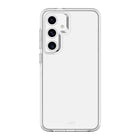 AXS - Crystal Shield D3O étui fabriqué avec du plastique recyclé pour Samsung Galaxy S24 FE - Transparent-Testé pour des chutes de 8 pieds, soutenu par la technologie D3O