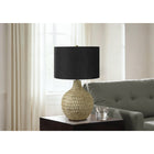 Monarch Specialties - Luminaire - 25 po H Lampe De Table - Abat-Jour Noir - Résine Brune - Contemporain-L'interrupteur rotatif à 3 voies permet d'utiliser une seule ampoule d'une puissance maximale de 100w/120v (ampoule non incluse) pour ajuster facilement l'éclairage et créer l'ambiance souhaitée dans une pièce