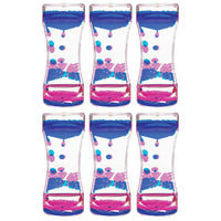 Teacher Created Resources - Barboteur à mouvement liquide bleu et rose - Paquet de 6-Une manière amusante et apaisante d'encourager la pleine conscience et la concentration en classe ou à la maison.