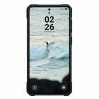UAG - Étui Pathfinder Rugged Transparent avec aimants pour Samsung Galaxy S26+, Gris Cendre/Noir-Conception co-moulée surélevée