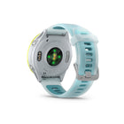 Garmin - Forerunner 570 - 47 mm, aluminium jaune amp avec bracelet translucide Whitestone/Turquoise-BATTERIE POUR DES JOURS - Parcourez la distance avec jusqu'à 11 jours d'autonomie en mode montre connectée pour le boîtier de 47 mm (jusqu'à 10 jours pour 42 mm).