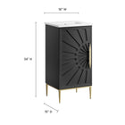 Modway - Awaken 18" Vanette de salle de bain - Blanc Noir-9