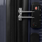 Swiss Mobility - Ensemble de Valise 2 Morceaux à Coque Rigide de la collection Rhodes- Gris-Poignées supérieures renforcées (sur toutes les valises) et poignées latérales (sur la grande valise)