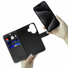 Blu Element - Étui Folio 2-in-1 MagSafe pour iPhone 17 - Noir-Ajustement précis avec accès facile à tous les ports