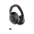 HP - Casque stéréo sans fil Bluetooth à réduction de bruit Poly Voyager Surround 85-Bénéficiez d'un confort durable pendant que vous vous concentrez sur votre travail. Vous oublierez que vous portez un casque au design élégant en fibre de carbone, aux oreillettes ultra-douces et à l'arceau réglable pour un ajustement en apesanteur.