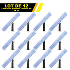 Gritt Commercial - Lave-vitres pivotant robuste de 14 po - Usage commercial - Lot de 12-Le manche pivote à 180° pour atteindre facilement les coins, les rebords et les appuis de fenêtre