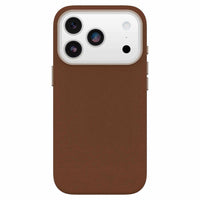 OtterBox - Étui Symmetry Cactus Leather MagSafe avec Contrôle de la Caméra pour iPhone 17 Pro - Selle Dessert Brun-Ouverture conçue avec précision pour une interaction facile avec le contrôle de la caméra