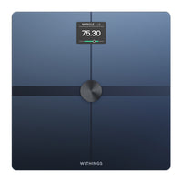 Withings - Body Smart Balance Wi-Fi avec composition corporelle avancée - Noir-Composition corporelle avancée (masse grasse, hydrique, musculaire et osseuse)