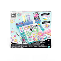 Canal Toys - Studio de Peinture Fluffy Art Lab-Un studio de peinture qui stimule la créativité et l'amusement pour des créations 3D et colourées ! Il combine à la fois de la peinture aquarelle et de la peinture Fluffy pour créer 10 affiches avec des effets 2D et 3D