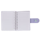 Pep Rally - Mini carnet de notes à bouton-pression - 3,07 po l x 4,13 po H - 44 feuilles - coeurs-Format compact