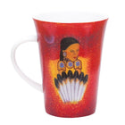 Oscardo - Tasse porcelaine « Murmures de lune… Danse » de Delree Dumont - 485 ml-Tasse en porcelaine à forme élancée - Contient 295 ml / 10 oz, idéale pour le café, le thé et les boissons chaudes