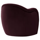 Modway - Compose Performance Velvet Chaise d’accent - Mûrier-Glissières de plancher sans marquage