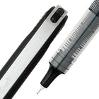 uni-ball - Stylos à bille roulante à aiguille Vision - 0,5 mm - Noir - paquet de 5-0.5mm Pointe Micro