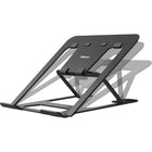 Fellowes - Support pour ordinateur portable Alumia - Noir-Des patins antidérapants maintiennent l'ordinateur portable bien en place