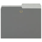 Alfred Sung - Chemise de classement - Format lettre - Gris-Chemise de classement pour ranger des documents au format lettre