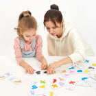 Banana Panda - Jouons aux dominos colorés, à partir de 2 ans-Un jeu pour que les enfants et les parents s'amusent ensemble - jouer ensemble est très amusant et favorise l'interaction parent-enfant, transformant le temps de jeu en un moment de lien important
