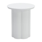 Zuo - Kogur Table d’appoint - Blanc-Couleur: Blanc