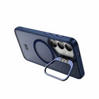 Blu Element - Coque Chromatic Kick Compatible MagSafe Galaxy S25 - Bleu Marine-Boutons ultra-réactifs