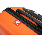 Swiss Traveller - Roxen Hardshell 3 pièces Ensemble de bagages roues à spinner à 360 degrés - Orange brûlé-24 » Dimensions moyennes vérifiées - Intérieur : 24 » de largeur x 17 » de largeur x 9,6 » de h, extérieur : 26,7 » de largeur x 17,7 » de largeur x 10,2 » de haut, poids : 7,27 lbs
