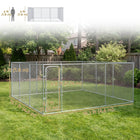 PawHut - parc pour chien extérieur, chenil de promenade pour chien, enclos d’exercice pour chiot-Verrous sécurisés et structure solide pour garder les animaux en sécurité 
