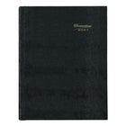 Brownline - 2027 agenda quotidien avec reliure collée – 10 po x 7 7/8 po – noir-Grande sections lignées en demi-teinte pour l'inscription de notes