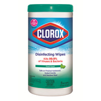 Clorox - Serviettes desinfectantes sans eau de Javel ? parfum fraîcheur ? boîte de 70 serviettes-Serviettes epaisses, texturees et imbibees d'une formule incolore au sechage pouvant être utilisee sur de nombreuses surfaces.