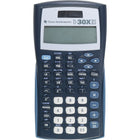 Texas Instruments – Calculatrice scientifique à alimentation solaire TI-30XIIS, 2 lignes, bleu-10 chiffres affichés