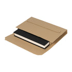 Spicers - Boîte enveloppe pour livre à peler et coller - 11 po x 8 po x 2,75 po - Paquet de 25-Pochette centrale pour tenir les articles en place