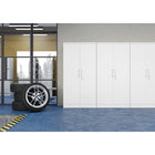 Ceha - Armoire de rangement métallique BDM-180 avec étagères réglables - Blanc-9