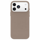 OtterBox - Étui Symmetry Cactus Leather MagSafe avec Contrôle de la Caméra pour iPhone 17 Pro Max - Bois de Coton Glen (Brun)-Ouverture conçue avec précision pour une interaction facile avec le contrôle de la caméra