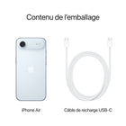Apple - iPhone Air - 512 Go - Bleu ciel - Bell et Virgin Plus-CONÇU POUR APPLE INTELLIGENCE - Personnel, privé, puissant. Écrivez, exprimez-vous et faites-en plus sans effort