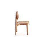 Manhattan Comfort - Versailles 18,5 po Chaise de salle à manger style industriel chic - Naturel - Lot de 2-Hauteur d’assise : 42 cm avec une capacité de poids de 125 kg