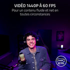 Razer - Kiyo V2 X webcam pour le streaming et les réunions - 1440p 60 FPS - noir-Avec un son cristallin et une vidéo nette et fluide, vous avez tout ce dont vous avez besoin pour commencer à créer ou à diffuser en continu dans un seul emballage pratique