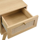 Modway - Soma 1-Tiroir Table de chevet, Chêne-7