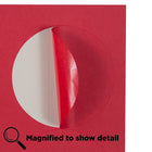JAM Paper - Sceaux autocollants ronds, 2,5 po de diamètre, rouge, 120/paquet (147628585)-4