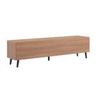 Manhattan Comfort - Meuble TV Jodie 68,9 po style Mid-Century Modern - Érable-Finition en bois à grain magnifique