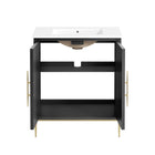 Modway - Awaken 30" Vanette de salle de bain - Blanc Noir-8