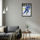 William Nylander 20x29 sur toile Maple Leafs Action-V - Toile encadree - 22" x 31"-Prêt à accrocher - livré entièrement assemblé