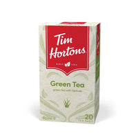Tim Hortons – Thé vert de la gamme de thés de spécialité, paq./20 -Les thés raffinés de Tim Hortons offrent aux amateurs une gamme variée de thés de spécialité de grande qualité. Nous vous invitons à découvrir et à savourer notre grande variété de thés extraordinaires à la maison.