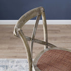 Modway - Gear Tabouret de bar - Gris-Aucune assemblée requise