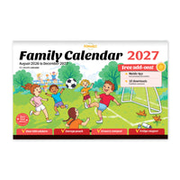 Pomango - Family Calendar 2027 - Août 2026 à décembre 2027 - English-17 mois: de août 2026 à décembre 2027