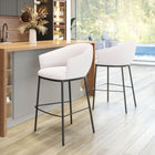 Zuo - Essen Tabouret de bar - Ivoire-Assemblage requis