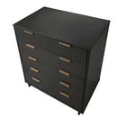 Manhattan Comfort - Granville commode haute moderne 37,8" - gris foncé-Garantie limitée du fabricant de 30 jours