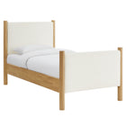 Modway - Maven Taille jumelle Boucle Tapis Lit de plateforme, Feather Oak-Capacité de poids : 794 lb.