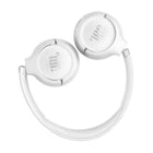 JBL - Tune 530BT Casque supra‑auriculaire sans fil Bluetooth - Blanc-2 micros à formation de faisceaux pour des appels parfaits