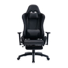 Tygerclaw - Chaise de jeu avec oreiller lombaire et repose-jambes-Dotée d'un repose-jambes pratique, la chaise offre aux utilisateurs la possibilité de se détendre, ajoutant une couche supplémentaire de confort à leurs sessions de jeu.