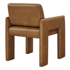 Modway - Daven Cuir végane Fauteuil à manger - Canyon-7