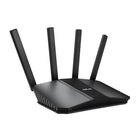 ASUS - Routeur RT-BE82U, double bande Wi-Fi 7 Smart AiMesh extensible BE6500-WiFi 7 ultra-rapide – Le routeur extensible bi-bande Wi-Fi 7 (802.11be) augmente la vitesse jusqu'à 6 500 Mbit/s, grâce à la technologie 4096-QAM qui multiplie par 1,2 la vitesse de transmission sur une seule bande de fréquence