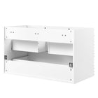 Modway - Render Support mural de 36" Armoire de toilette de salle de bain (lavabo non inclus) - Blanc-Bassin d’évier et installations non inclus